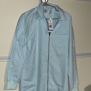 Light Blue Zip-Up Jacket